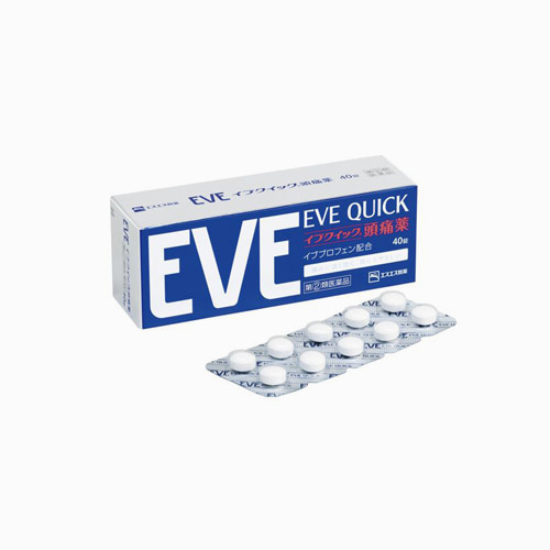 [SSP] EVE QUICK, 이브 퀵 60정, 두통, 생리통, 치통 일본 대표 종합진통제자체제작